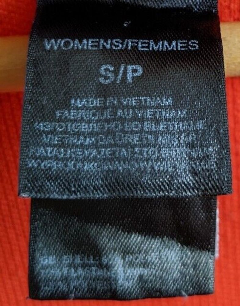 Ladies The North Face Orange Jacket Size Small S 8 10 Lightweight Bright *Faulty - Picture 6 of 16